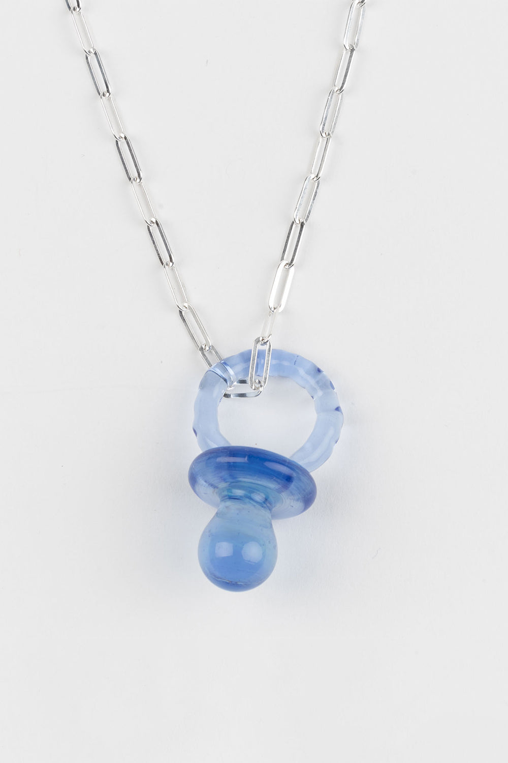 Maxi Pacifier Chain Necklace, Blue | Levens | The Standard Store