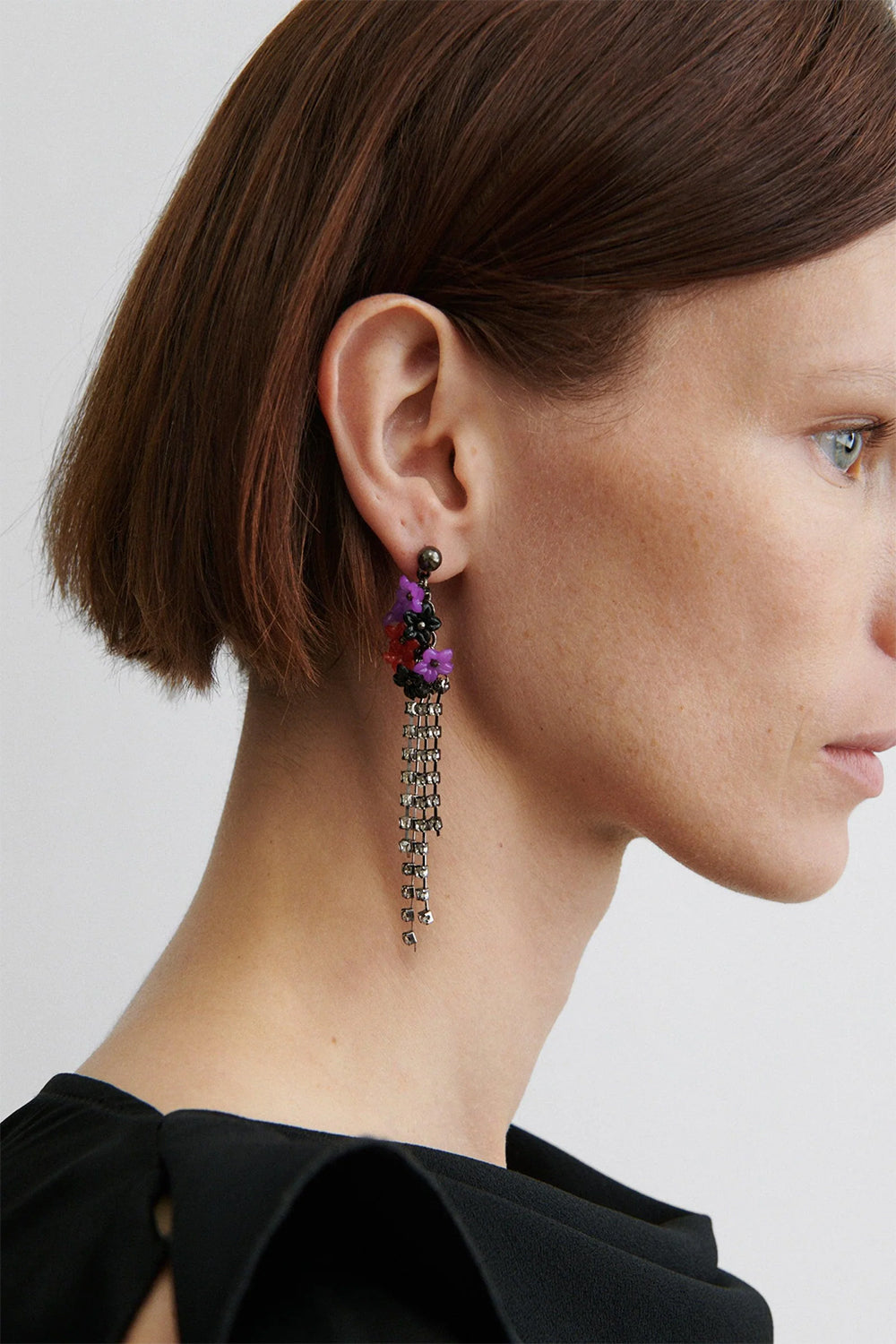 Flower Bouquet Earrings, Hot Pink | Rachel Comey | The Standard Store