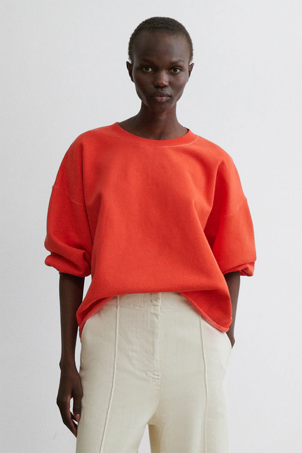 Fond Sweatshirt, Tomato | Rachel Comey | The Standard Store