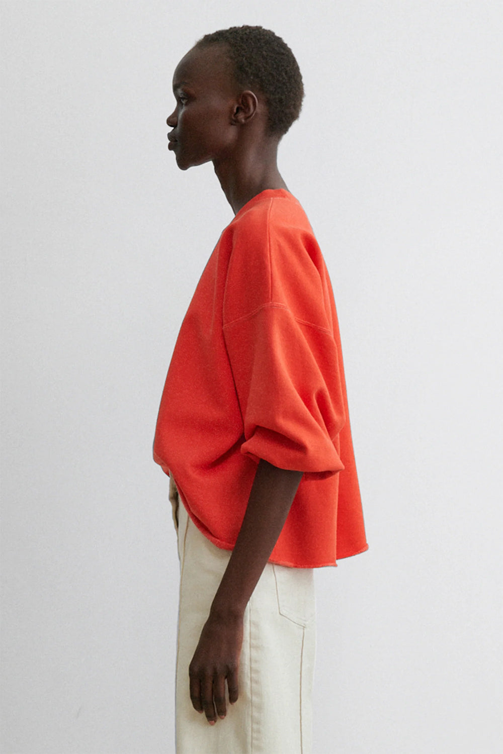 Fond Sweatshirt, Tomato | Rachel Comey | The Standard Store