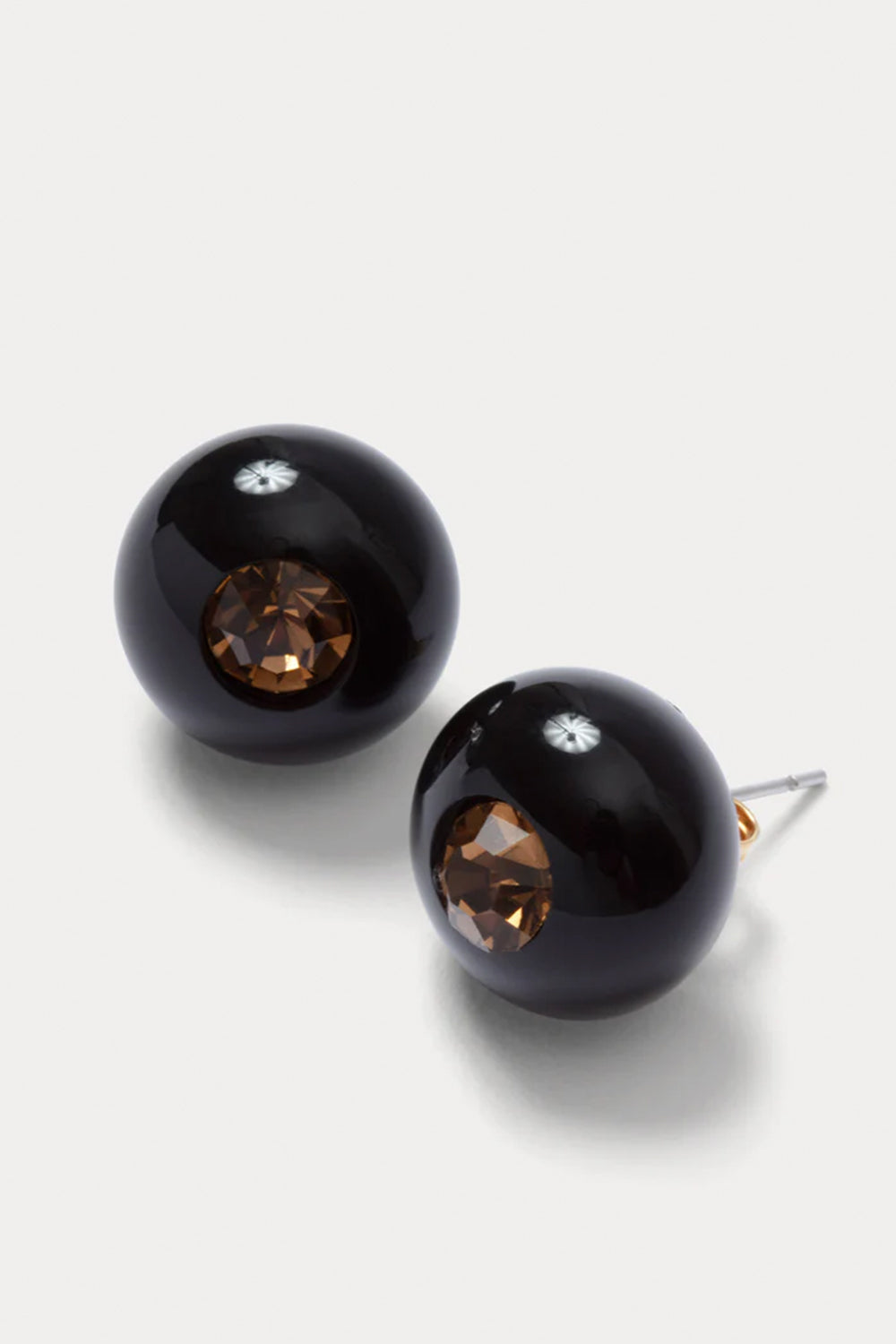 Studded Goble Earrings, Black | Rachel Comey | The Standard Store