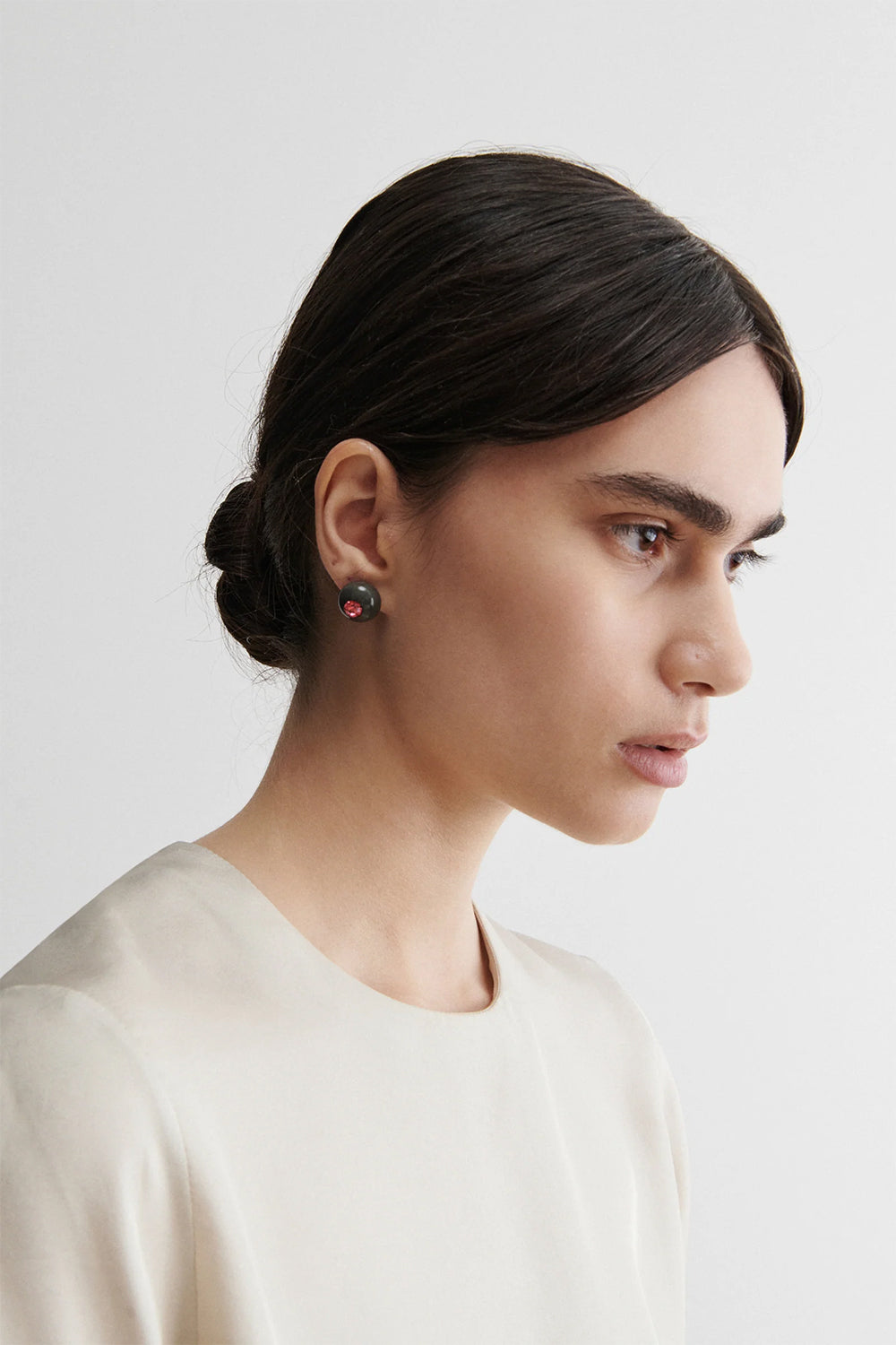 Studded Gobble Earrings, Seaweed | Rachel Comey | The Standard Store