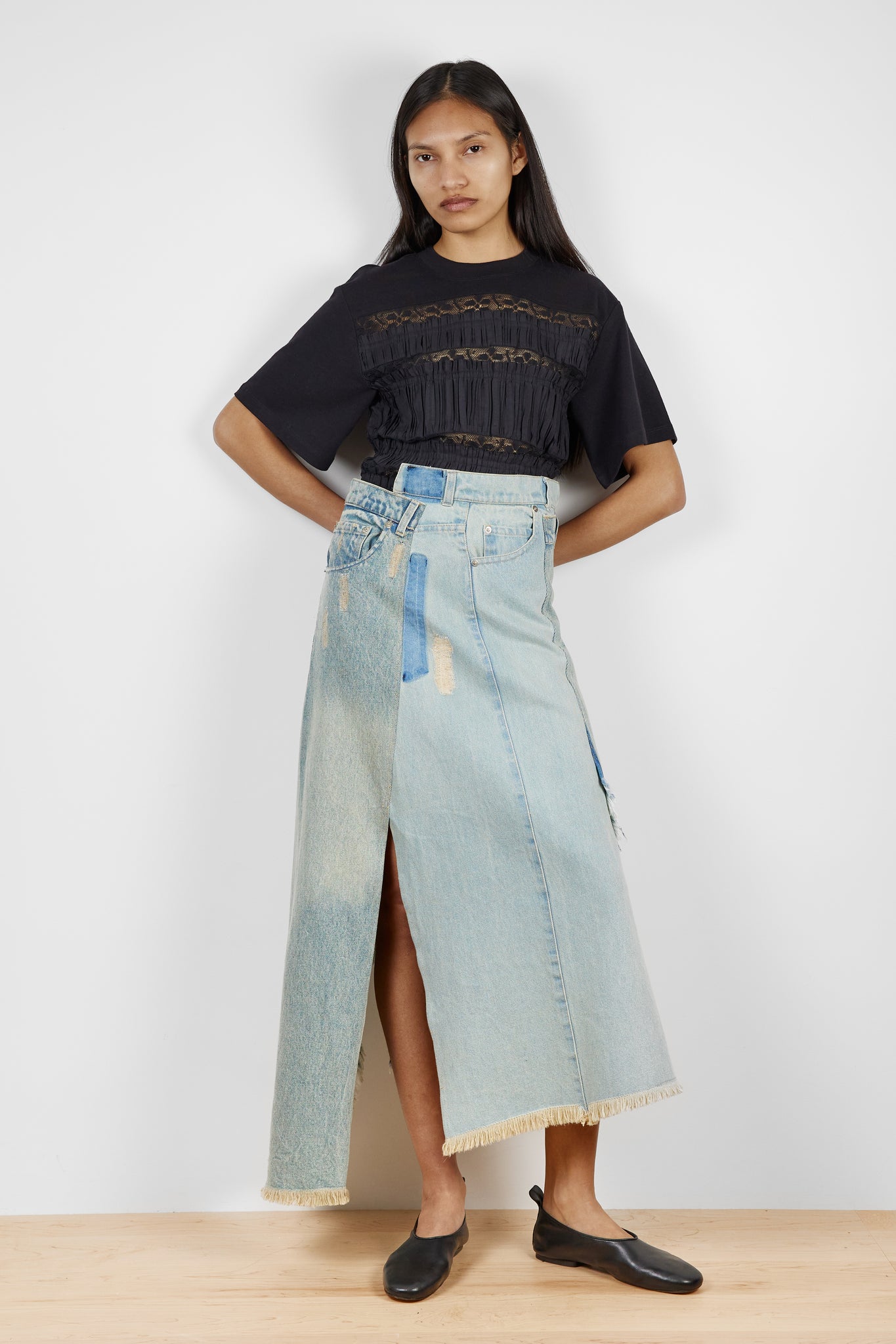 Alba Denim Skirt | Sea NY | The Standard Store