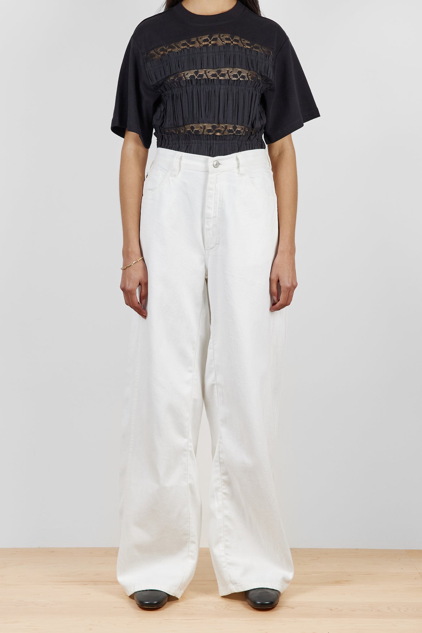 Elena Denim Baggy Jeans White | Sea NY | The Standard Store 