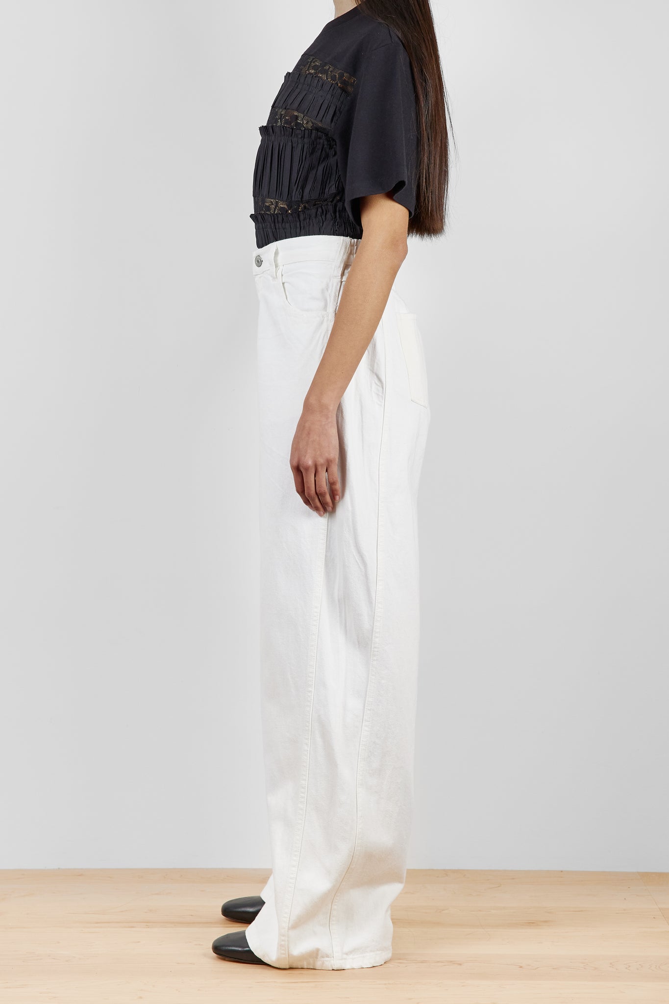 Elena Denim Baggy Jeans White | Sea NY | The Standard Store 