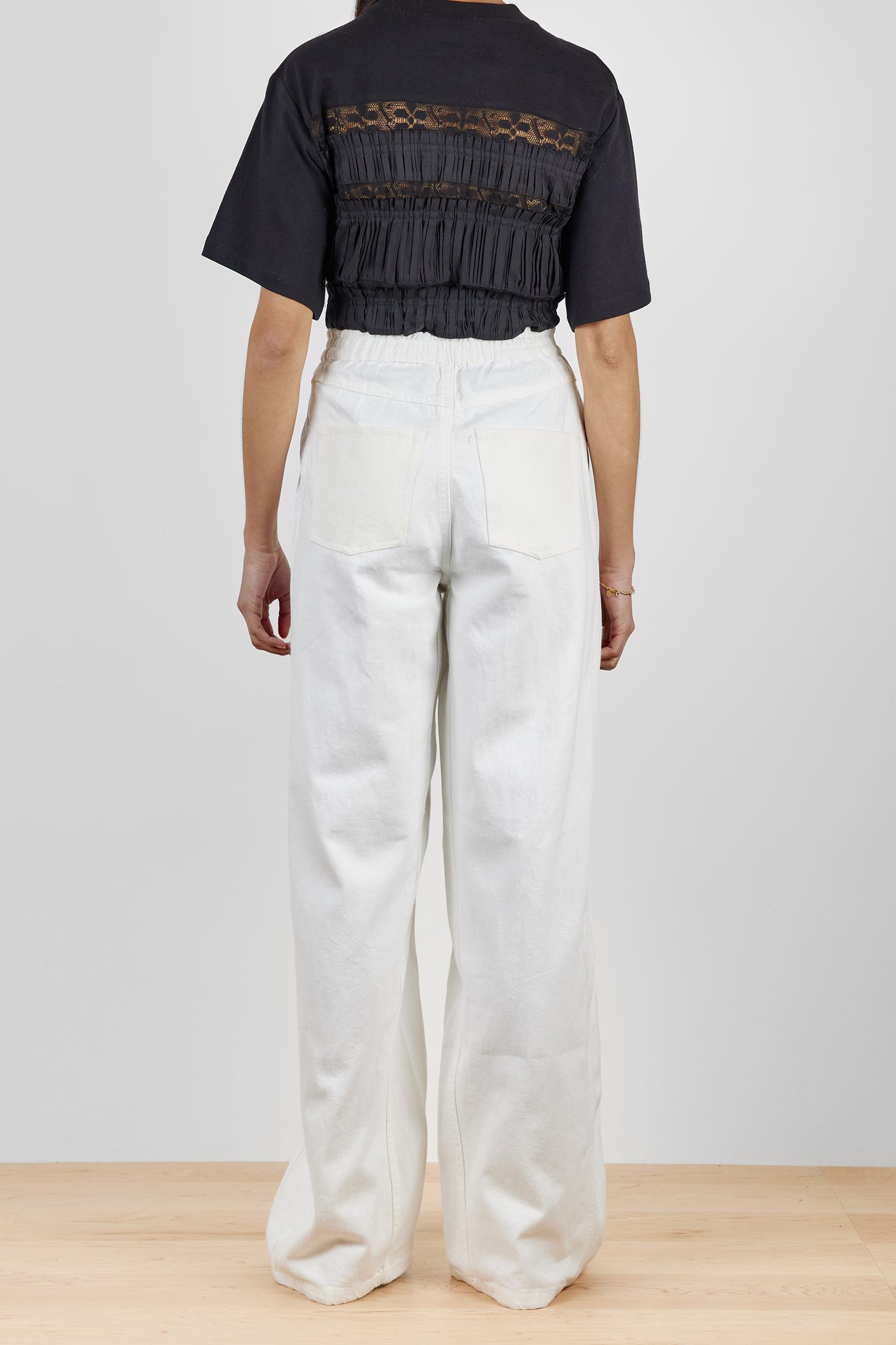 Elena Denim Baggy Jeans White | Sea NY | The Standard Store 