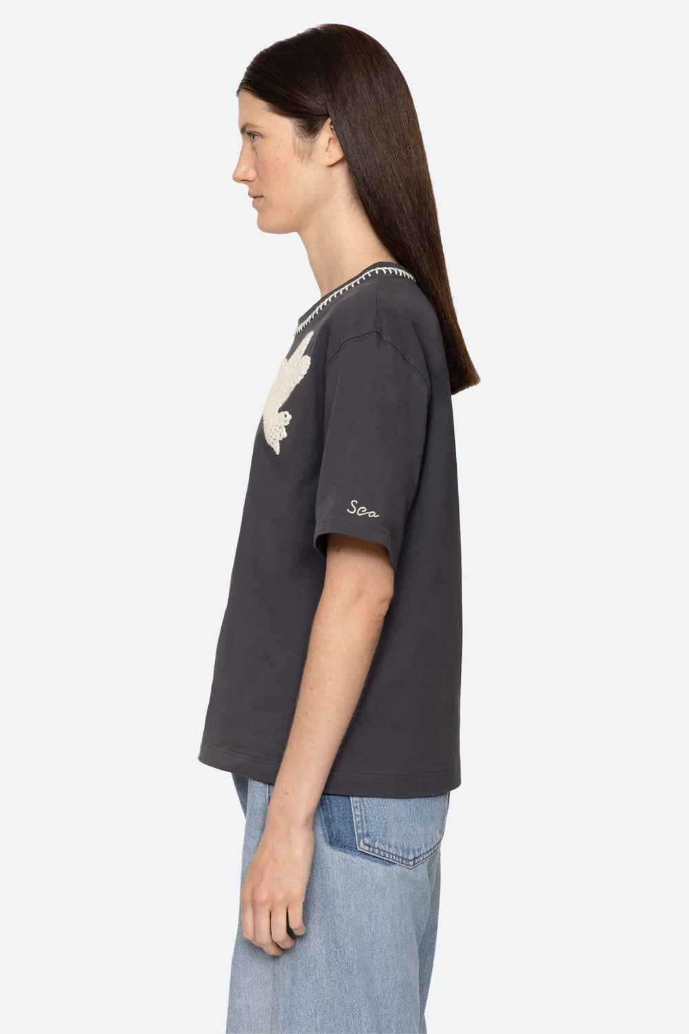 Sally Crochet T-Shirt | Sea NY | The Standard Store