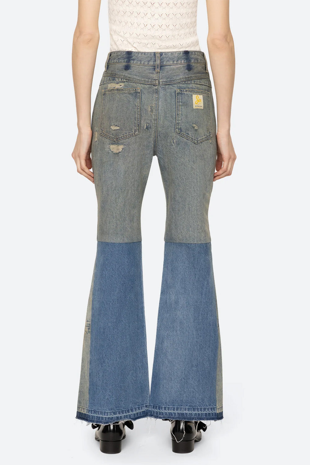 Spencer Mended Denim Jeans | Sea New York | The Standard Store