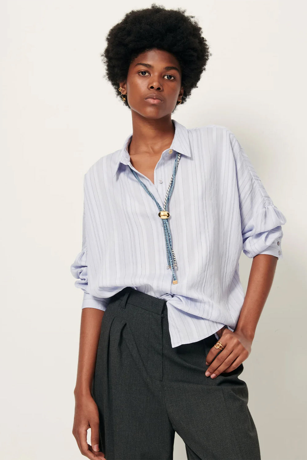 Botan Wide Shirt | Sessun | The Standard Store
