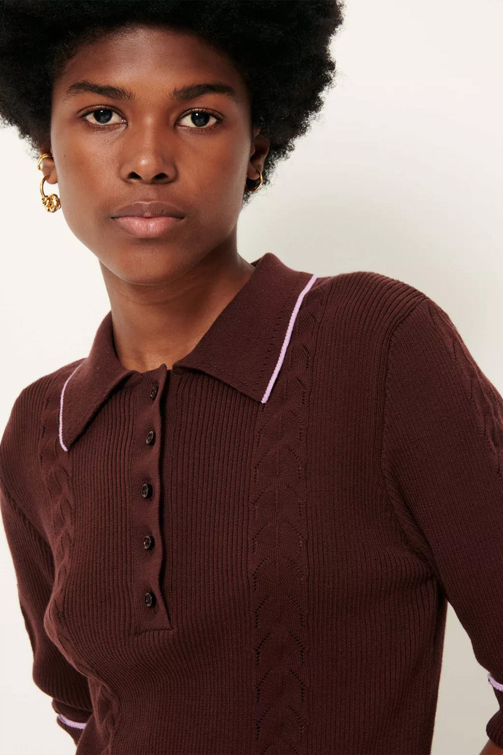 Jodi Knitted Polo | Sessùn | The Standard Store