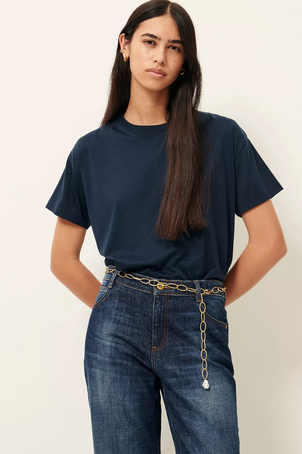 Too Short Sleeve Tshirt, Night Shadow | Sessùn | The Standard Store