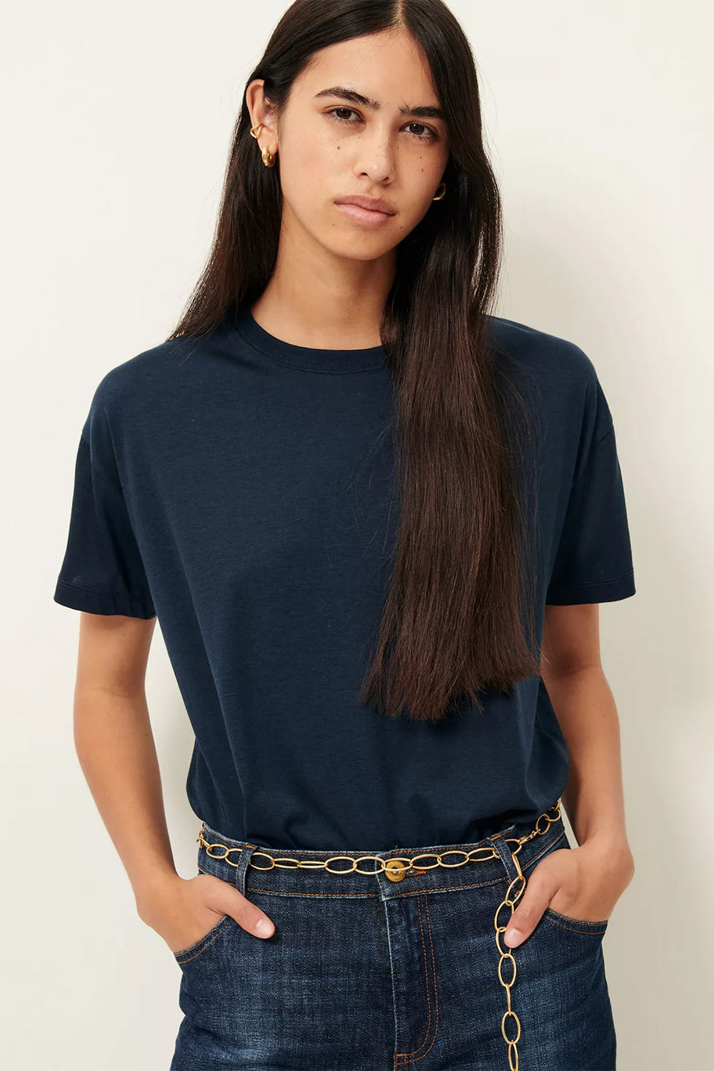 Too Short Sleeve Tshirt, Night Shadow | Sessùn | The Standard Store