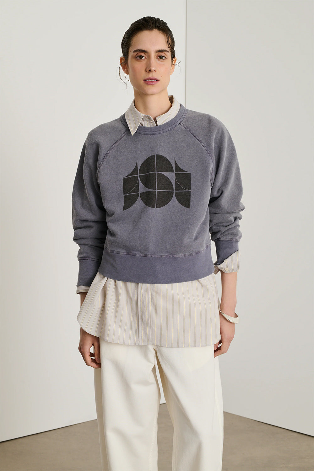 soeur スール AUSTRALIE プルオーバーニットセーター PUL1415AUSTRALIE グレー 36 soeur sur AUSTRALIE pullover knit sweater PUL1415AUSTRALIE