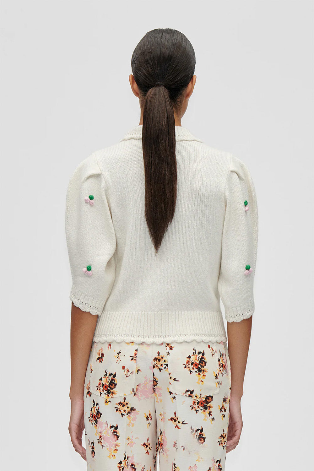 Bubble Knit Polo Cardigan | Stine Goya | The Standard Store