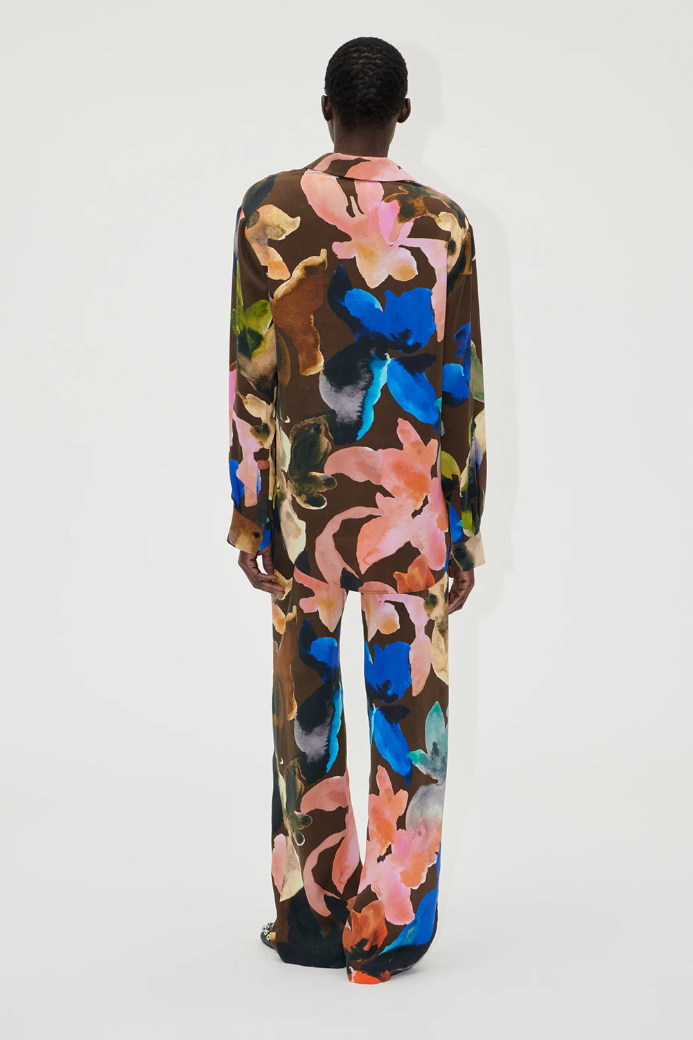 Elasticated Long Pants, Aquarelle Garden | Stine Goya | The Standard Store