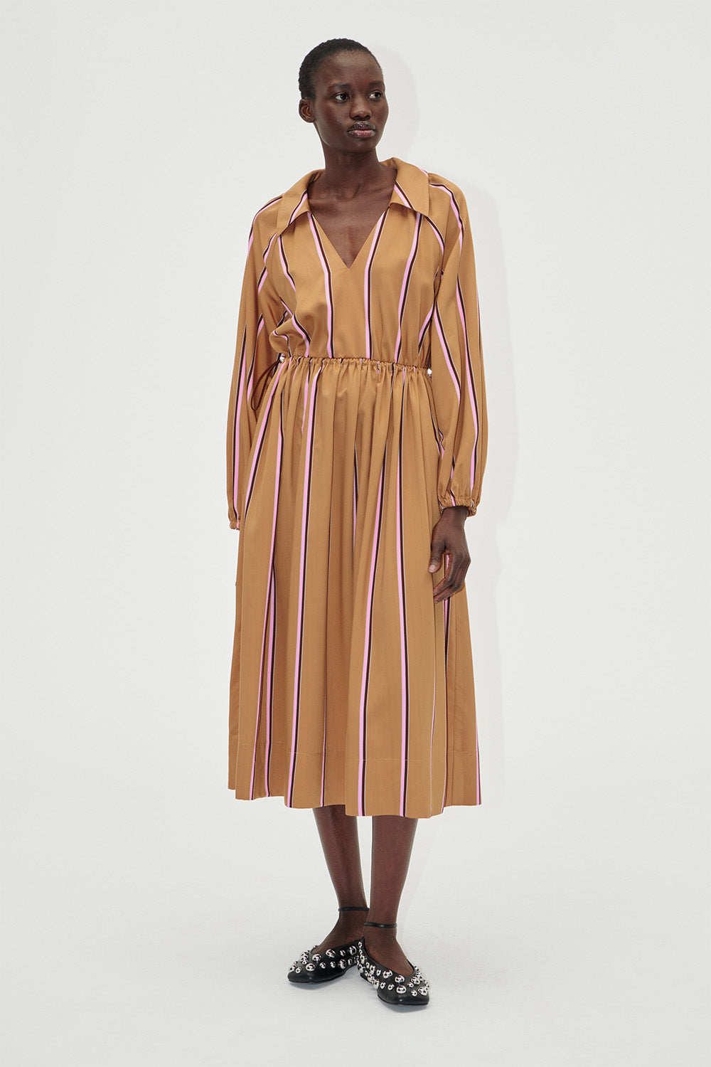 Elasticated Midi Dress | Stine Goya | The Standard Store