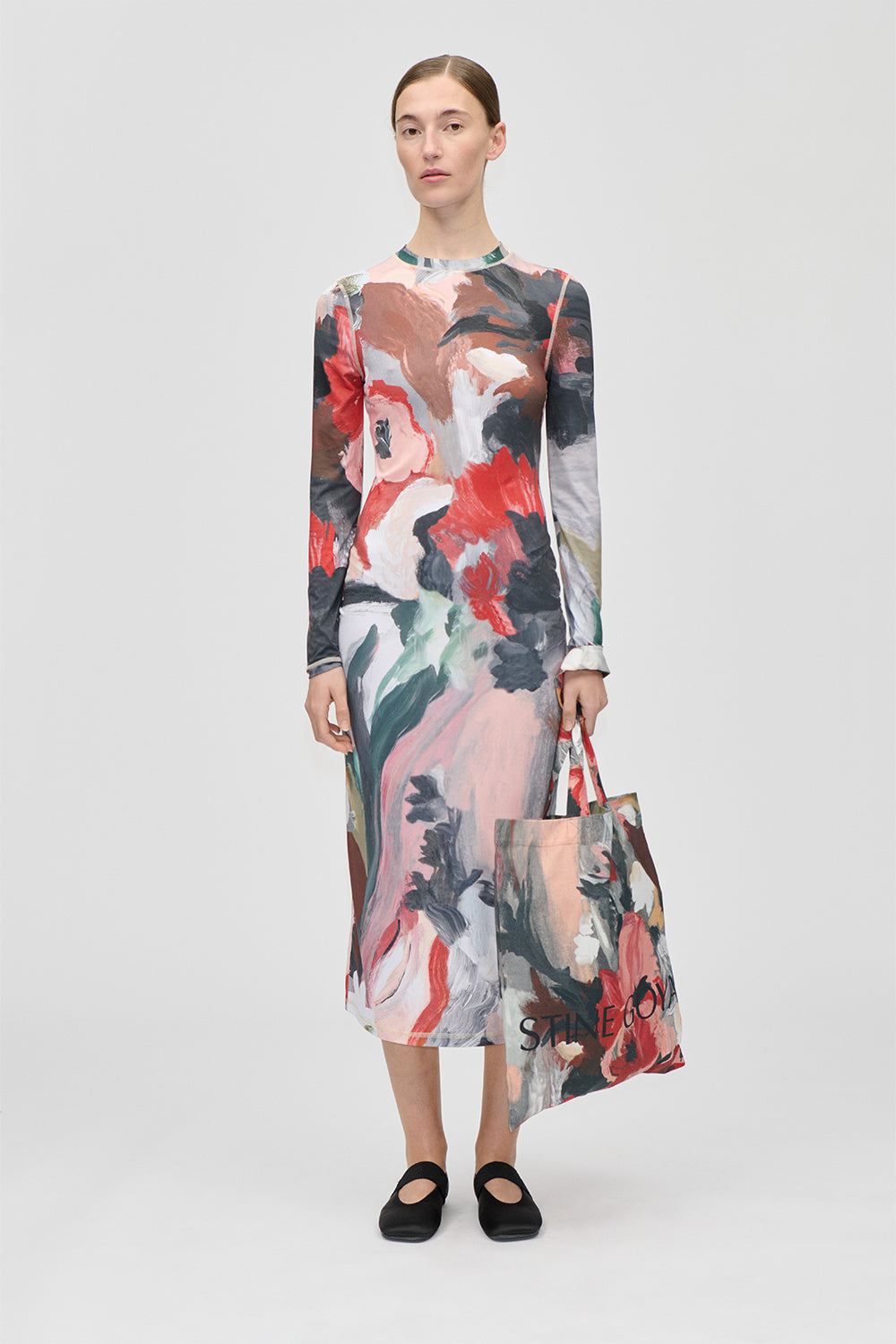 Long Sleeve Midi Dress | Stine Goya | The Standard Store