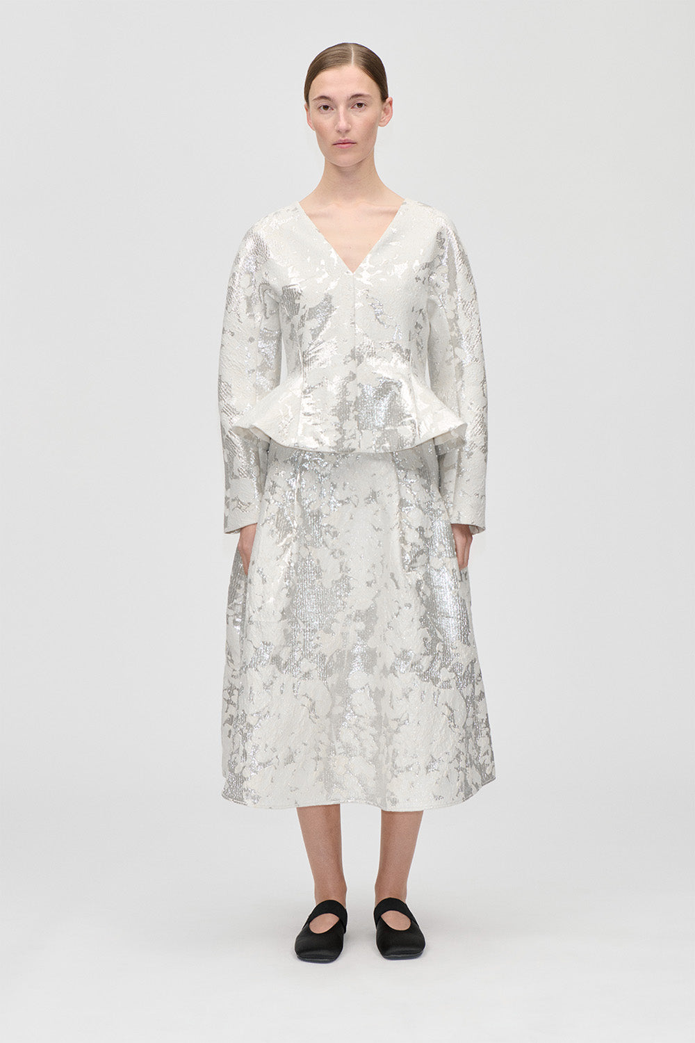 Metallic Woven Jacquard Skirt | Stine Goya | The Standard Store