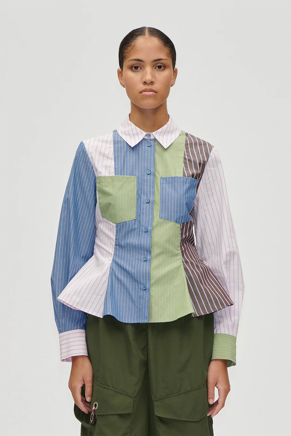 Pocket Peplum Shirt | Stine Goya | The Standard Store