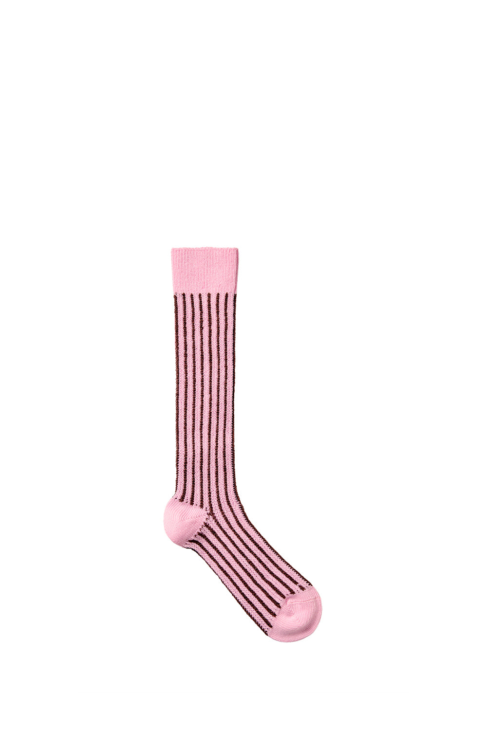 SG Long Socks, Pink/Brown Stripe | Stine Goya | The Standard Store