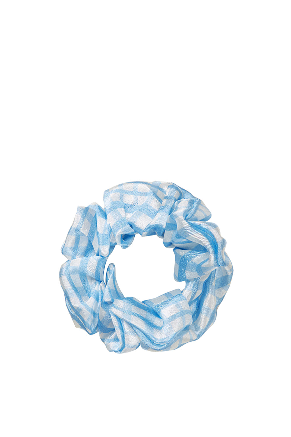 Scrunchie Blue Check | Stine Goya | The Standard Store