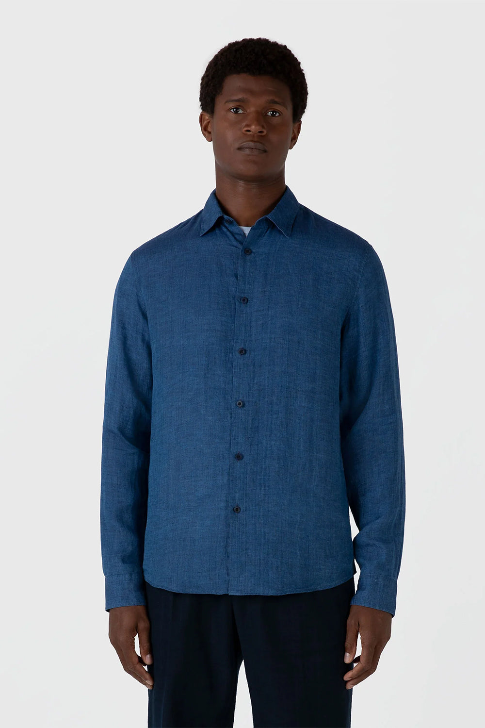 Linen Long Sleeve Shirt | Sunspel | The Standard Store