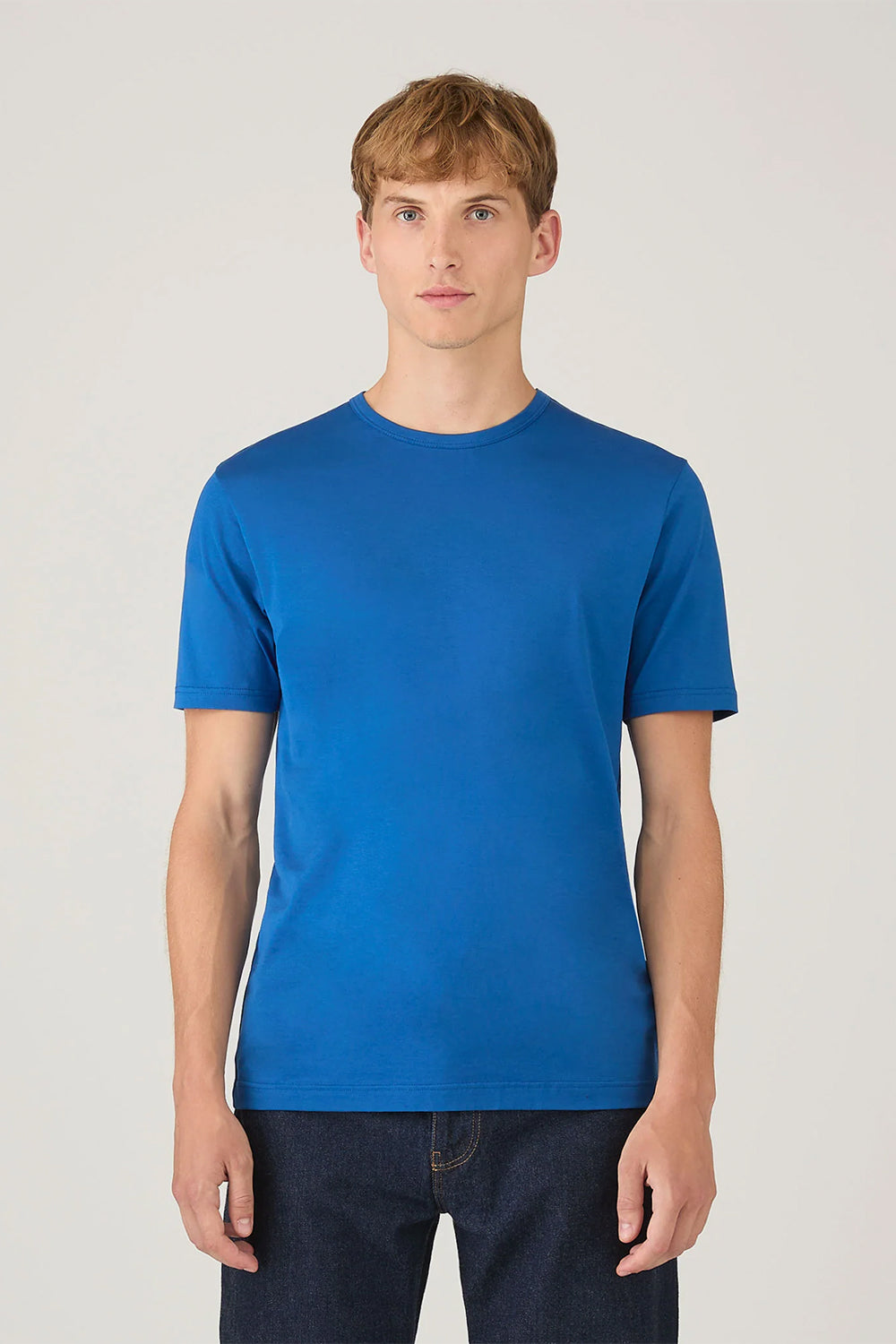 SS Crew Neck T-Shirt | Sunspel | The Standard Store