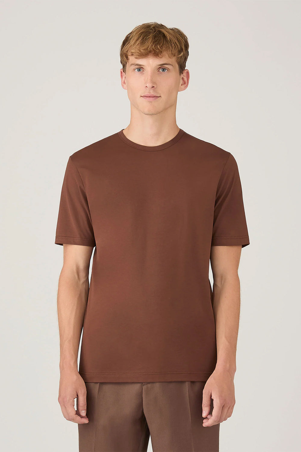 SS Crew Neck T-Shirt | Sunspel | The Standard Store