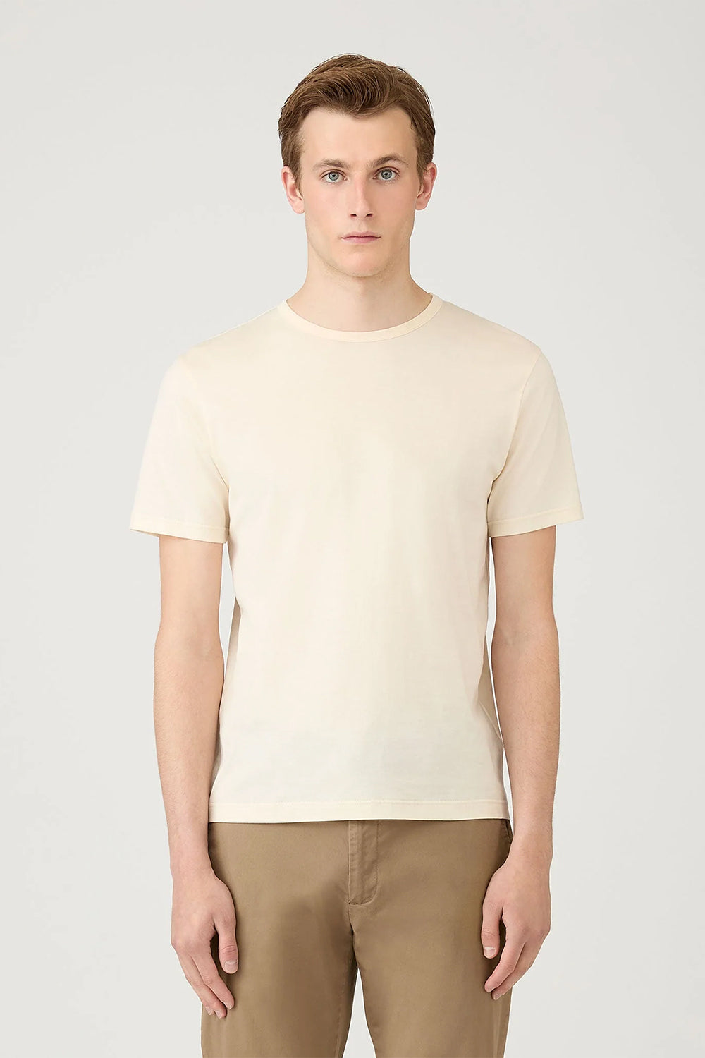 SS Crew Neck T-Shirt | Sunspel | The Standard Store