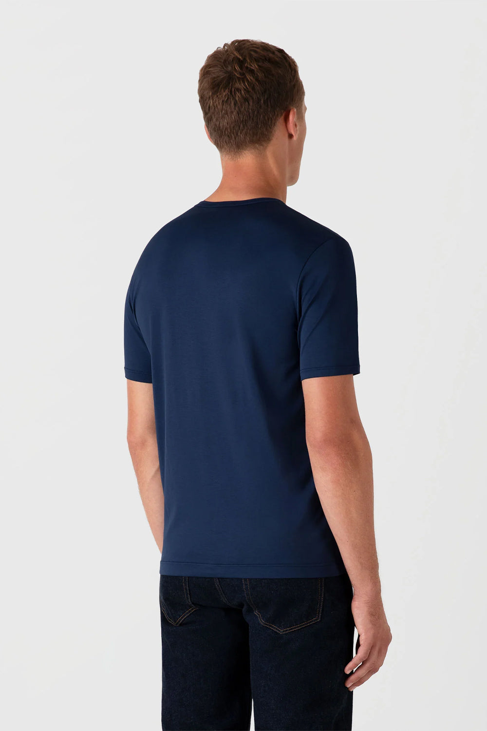 SS Crew Neck T-Shirt | Sunspel | The Standard Store