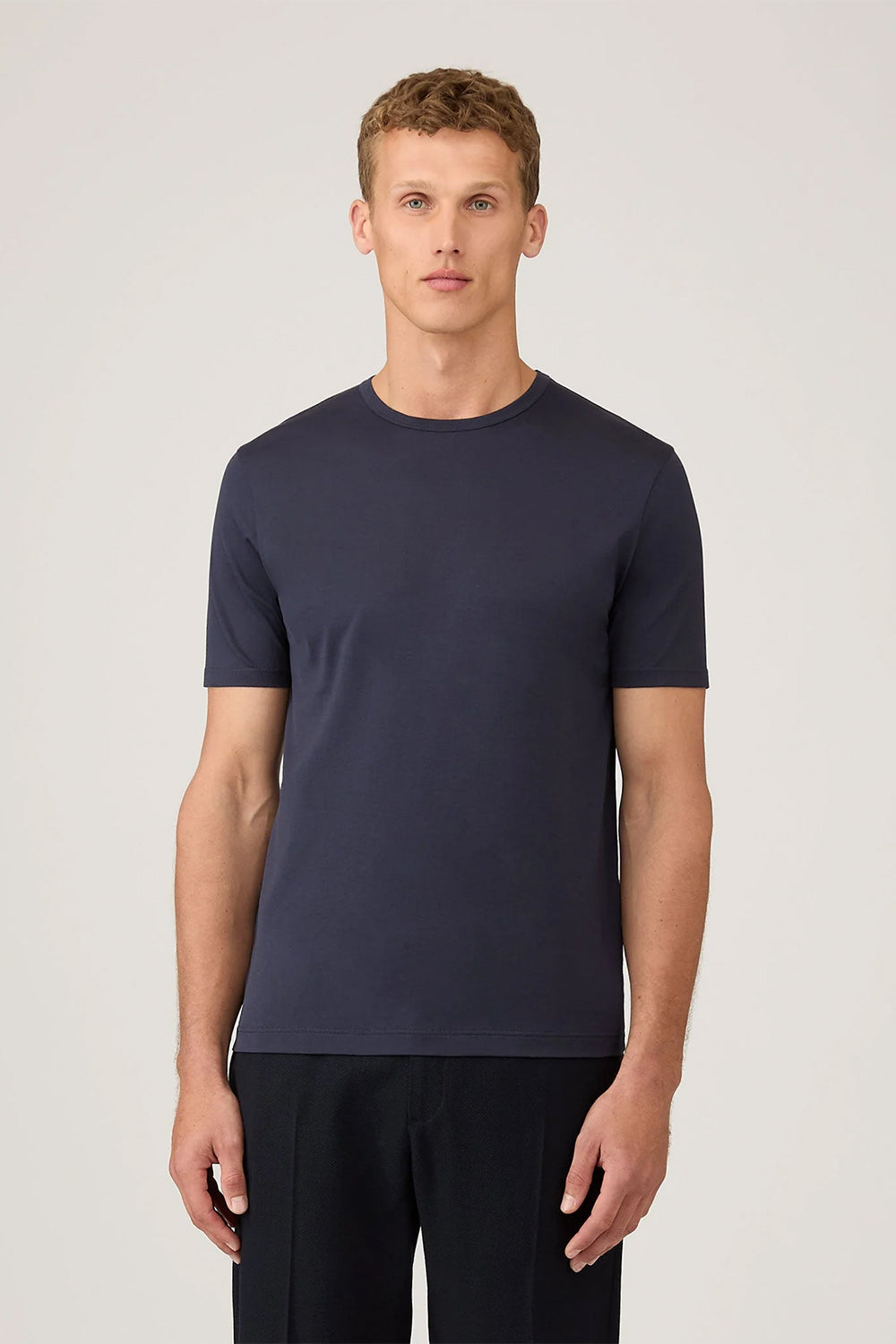 SS Crew Neck T-Shirt | Sunspel | The Standard Store