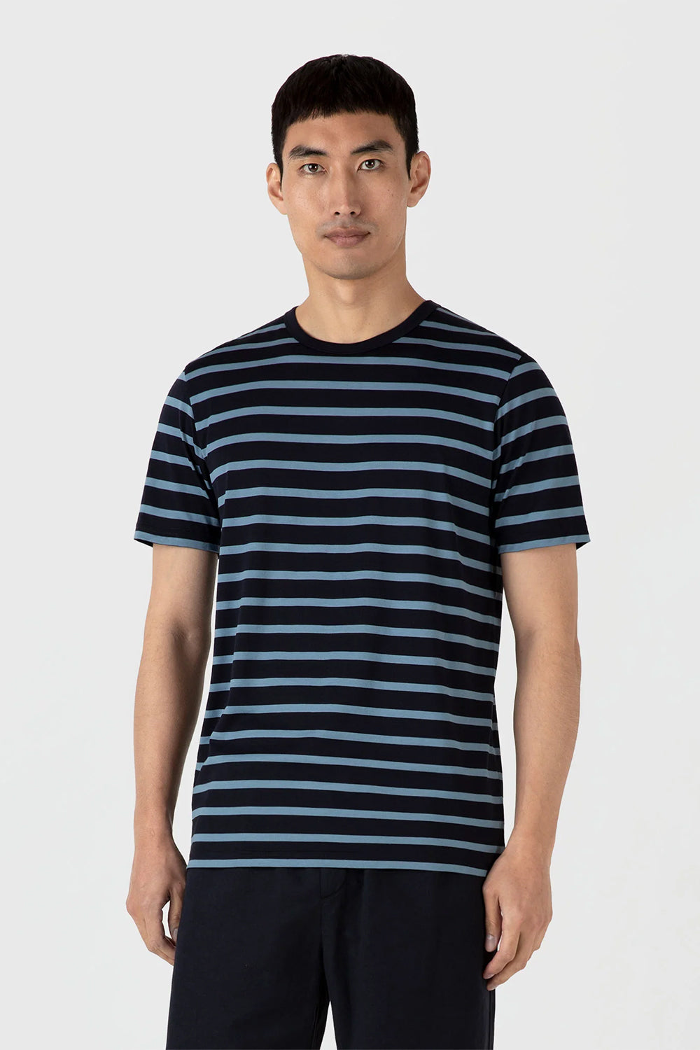 SS Crew Neck T-Shirt | Sunspel | The Standard Store