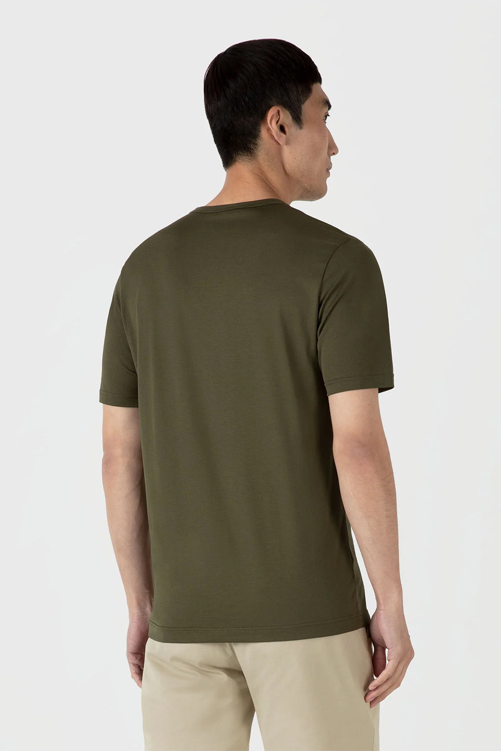 SS Crew Neck T-Shirt | Sunspel | The Standard Store