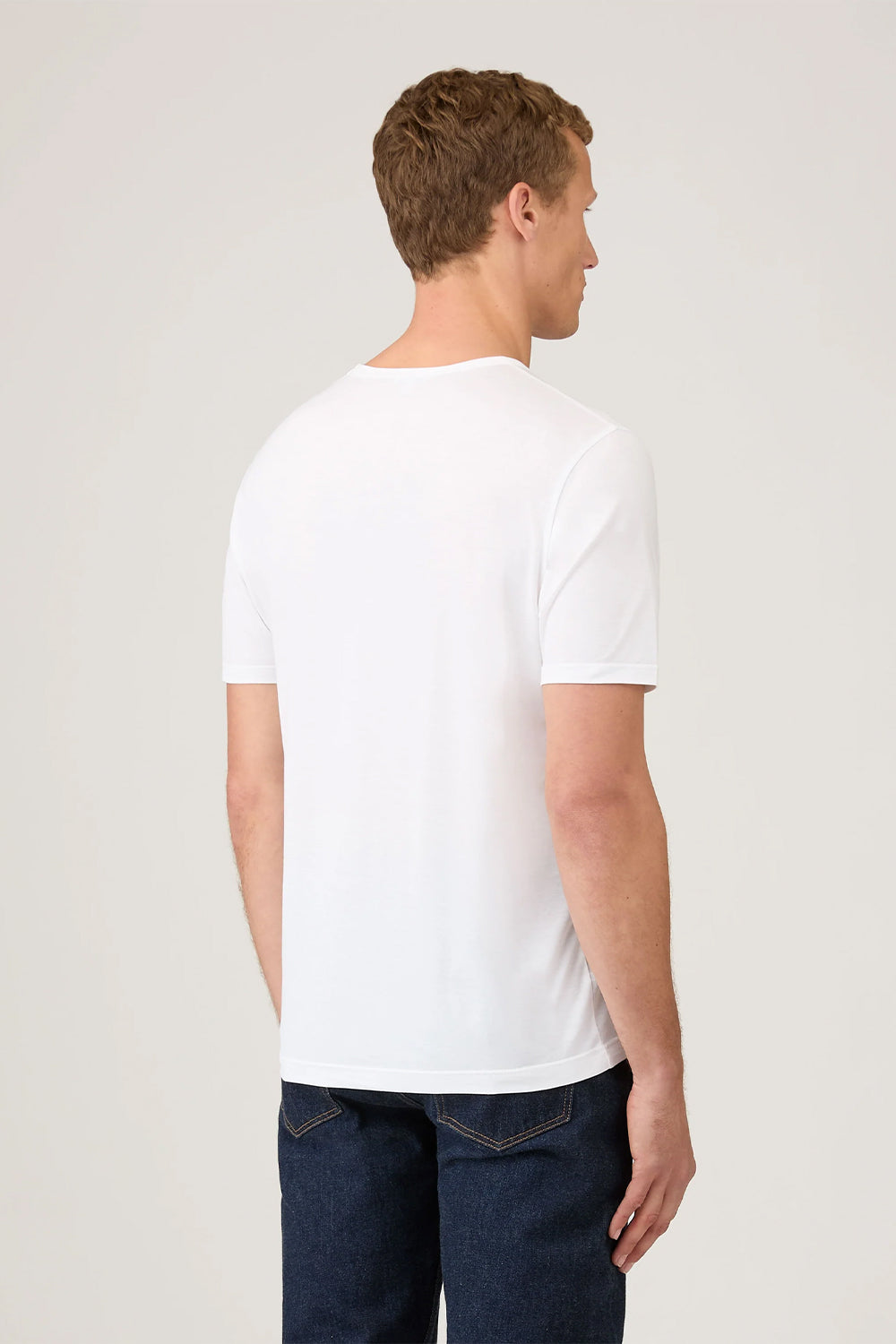 SS Crew Neck T-Shirt | Sunspel | The Standard Store