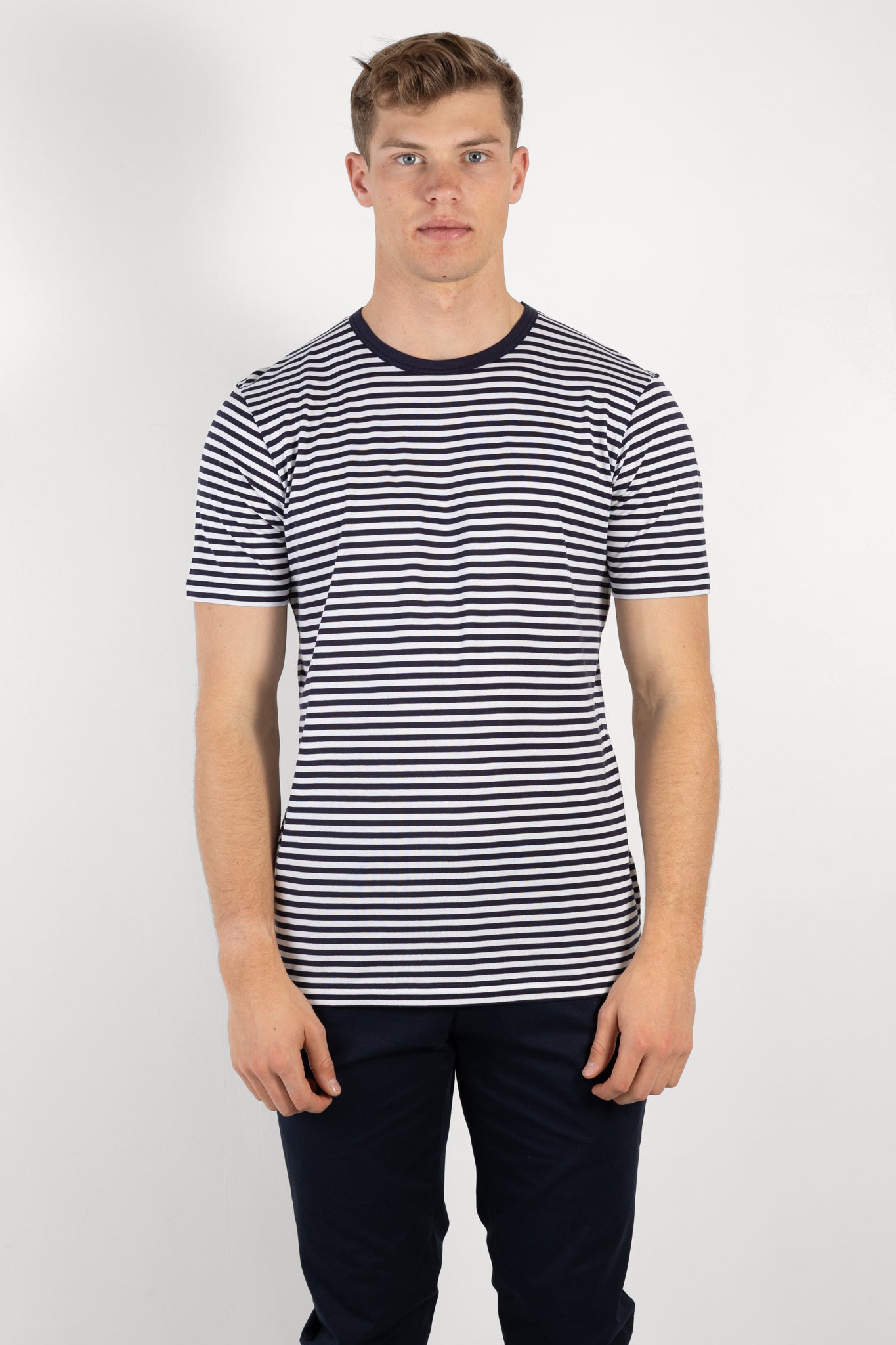 SS Crew Neck T-Shirt Stripe