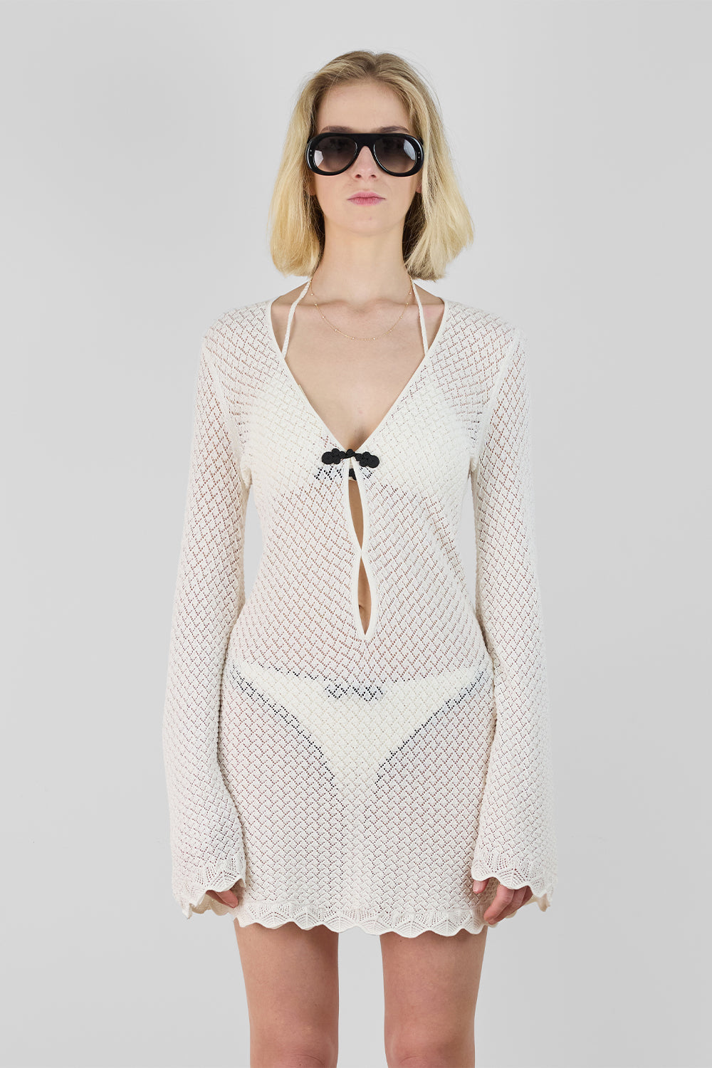 Tanzania Short Dress, Cream | The Garment | The Standard Store