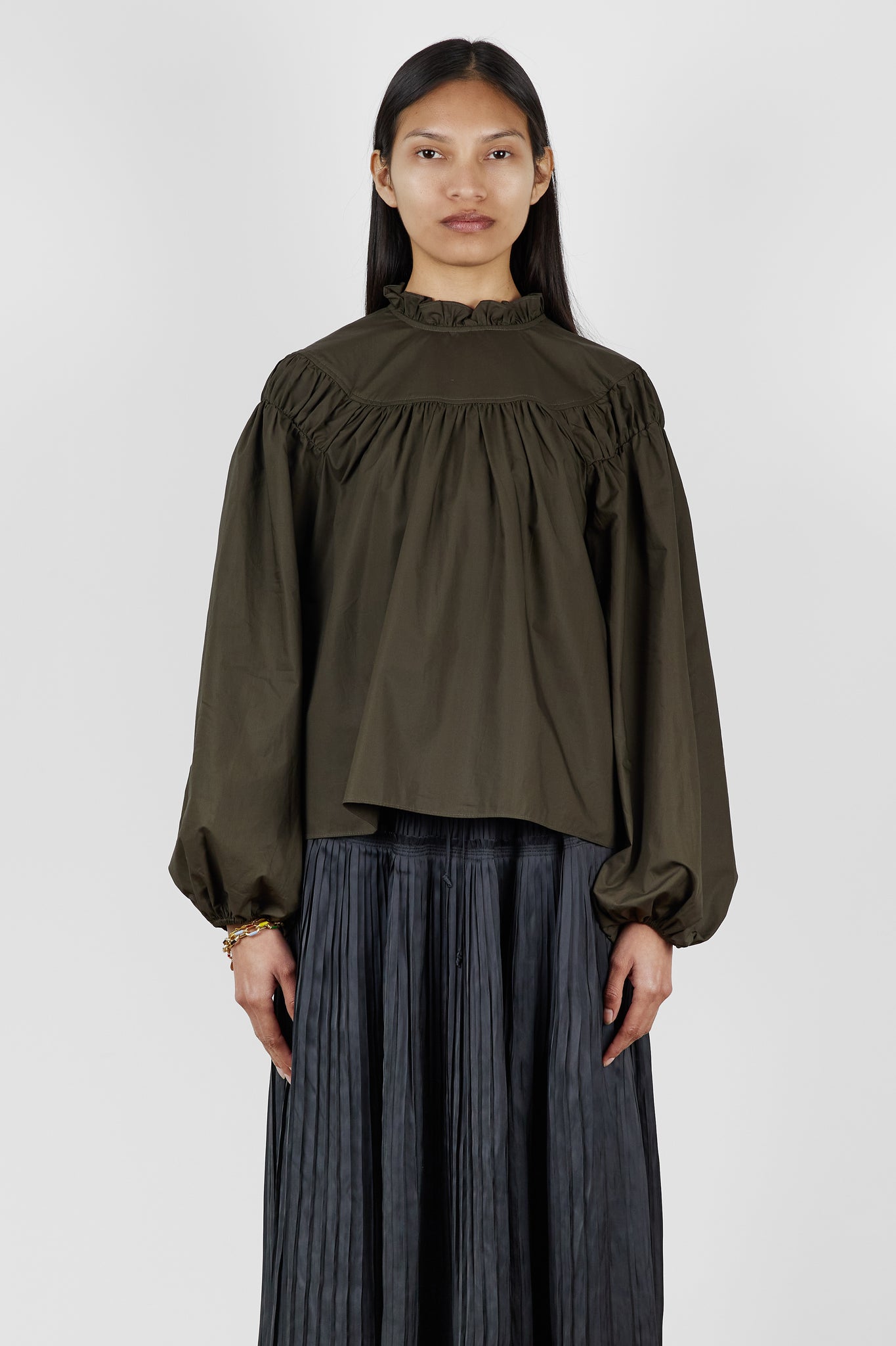 Ardith Blouse Military | Ulla Johnson | The Standard Store