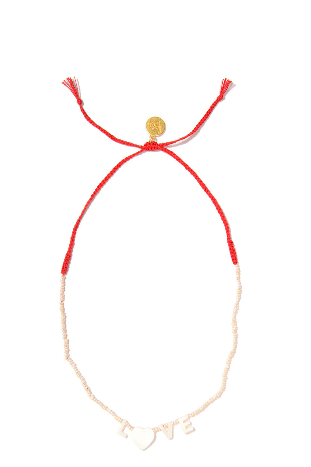 Pearly Shores Necklace Love Heart