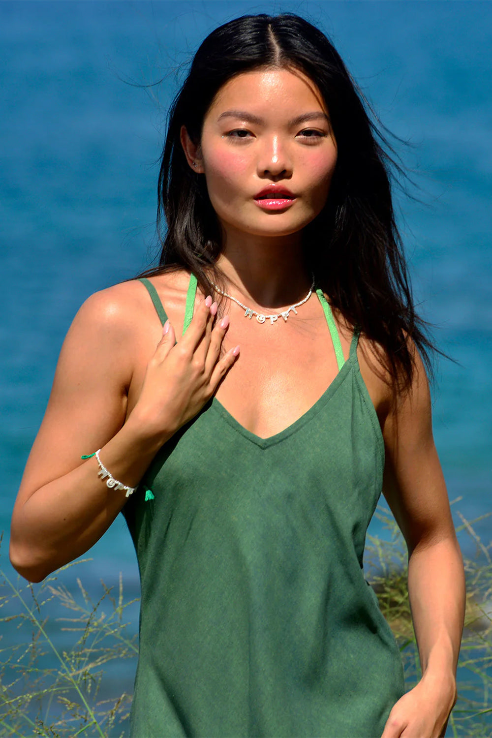 Pearly Shores Necklace Peace | Venessa Arizaga | The Standard Store