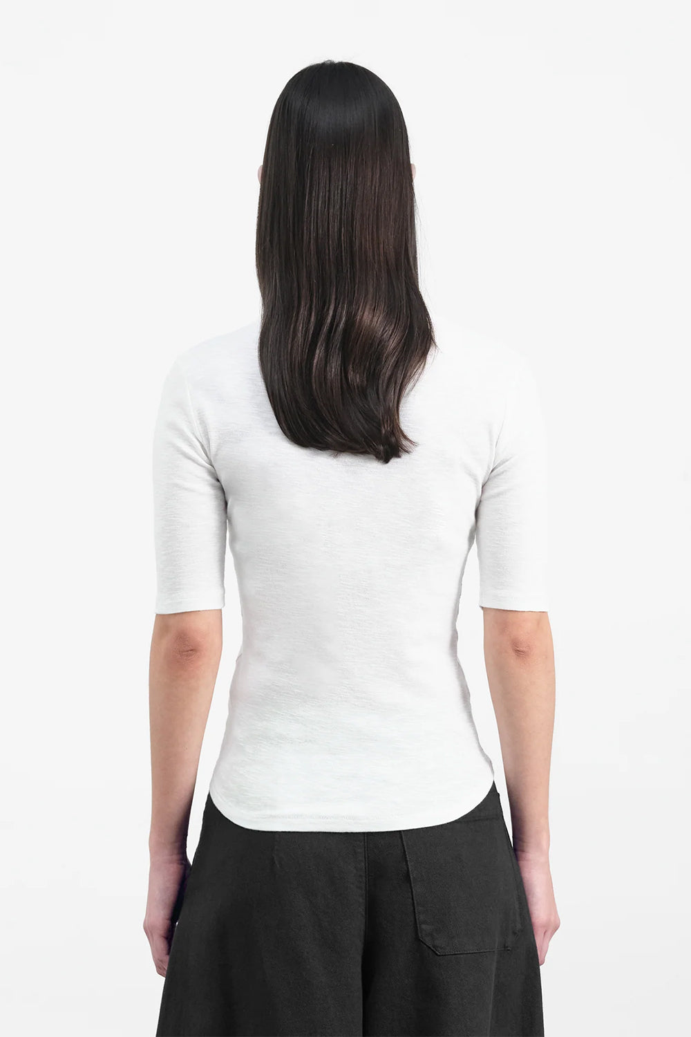 Charlotte Short Sleeve Top, White | YMC | The Standard Store