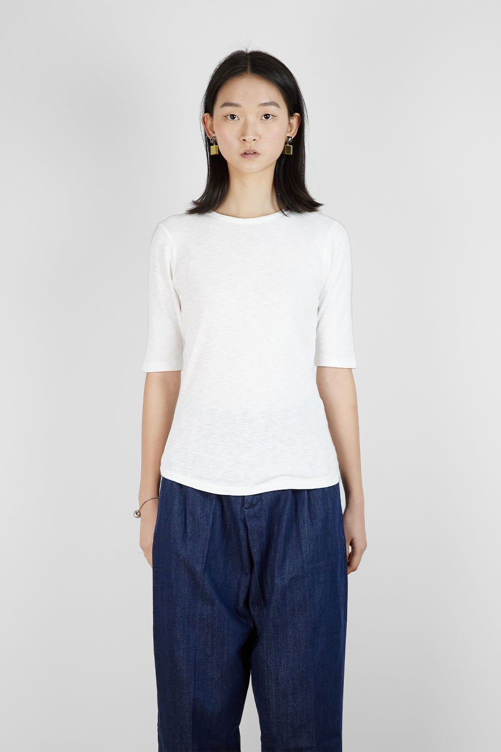 Charlotte Tee, White | YMC | The Standard Store