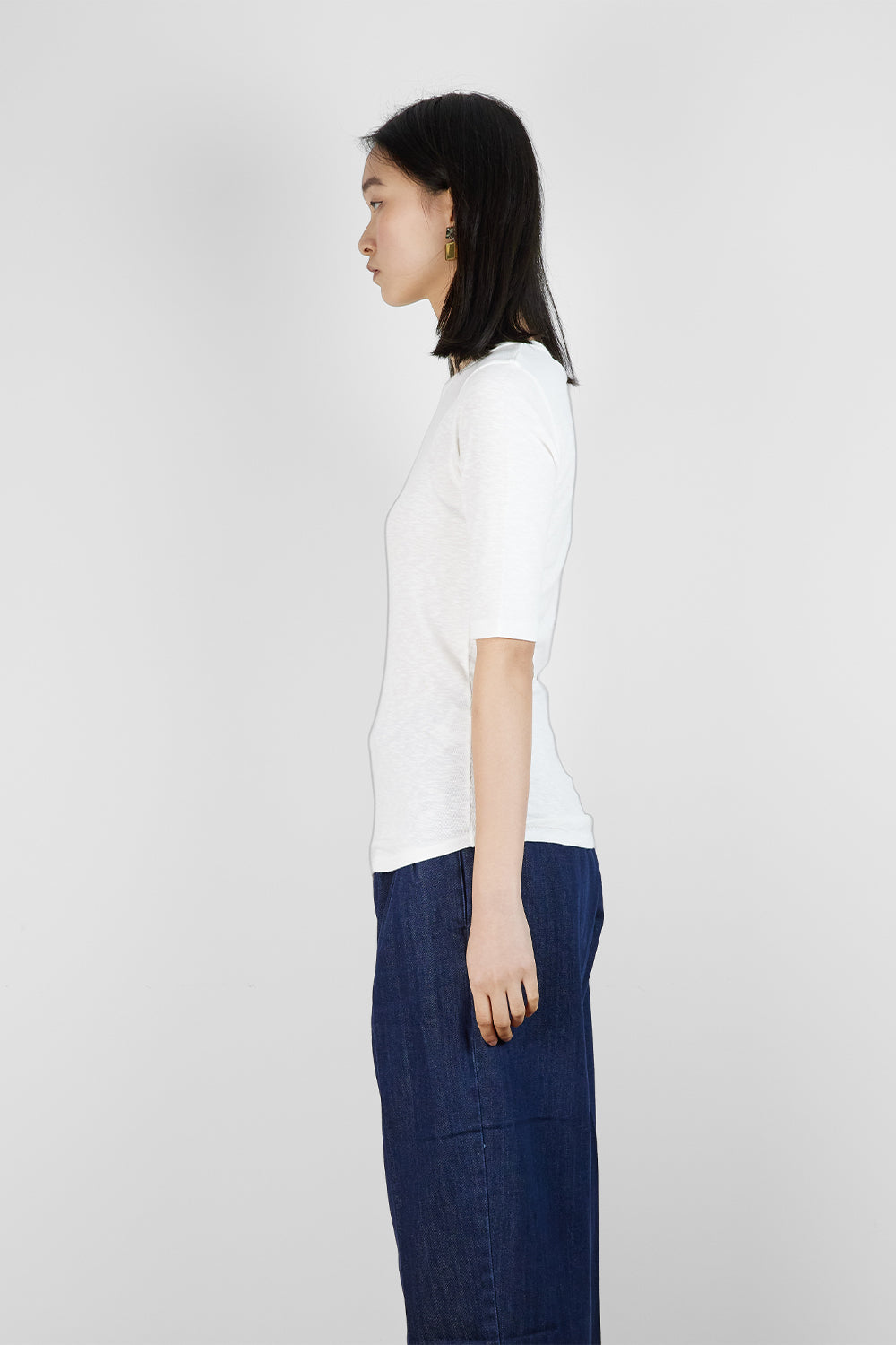 Charlotte Tee, White | YMC | The Standard Store