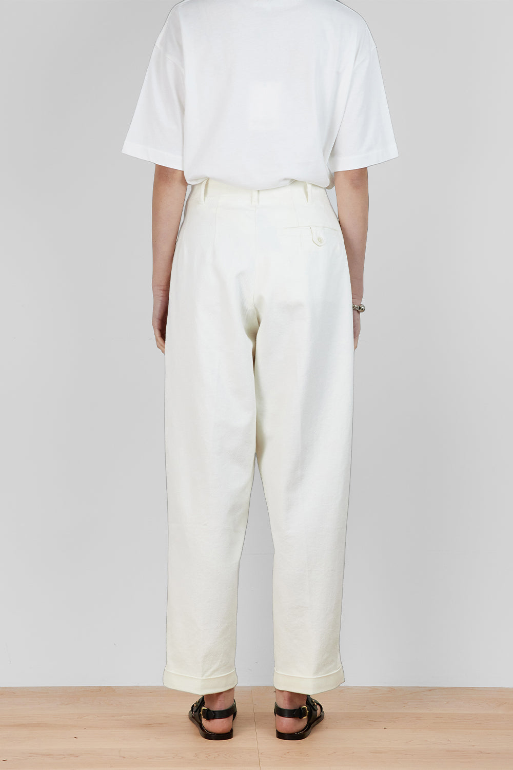 Keaton Trouser, Ecru | YMC | The Standard Store