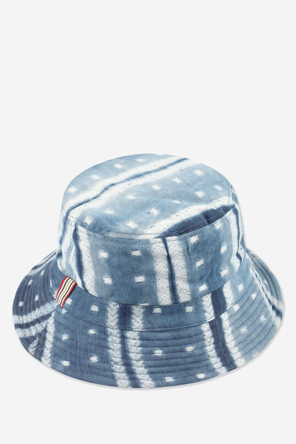 Quilted Bucket Hat Shibori