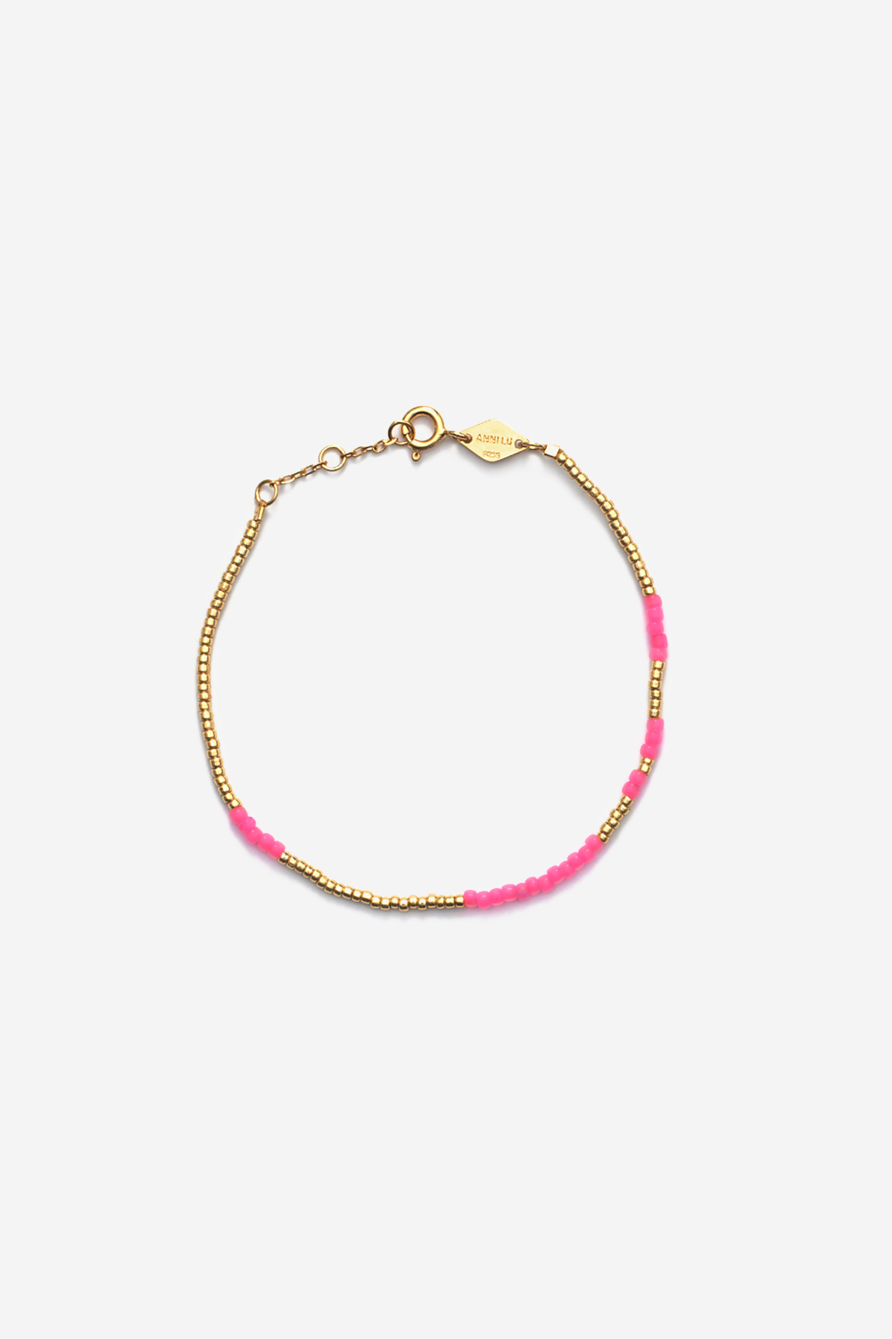 Asym bracelet pink