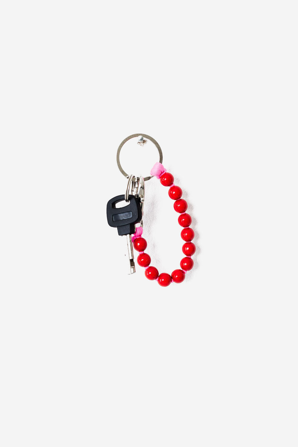 Perlen short keyholder red/pink