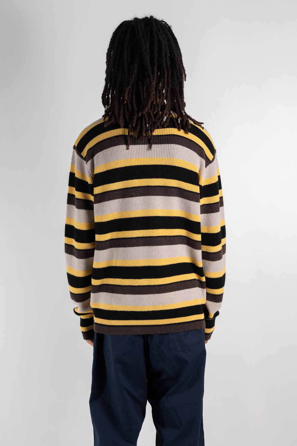 Mens Fashion Knits | Etudes Boris Patch Striped| The Standard Store